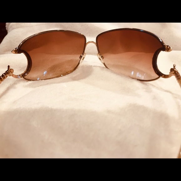 Roberto Cavalli aviator sunglasses with c detail on the sides - Picture 9 of 9